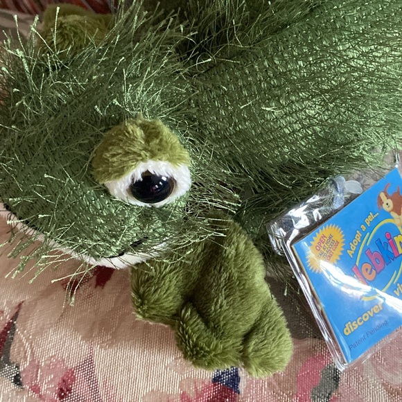 GANZ STUFFED GECKO LIZARD NWT WEBKINZ COLLECTION #HM186 COLLECTIBLE CONDITION - Picture 6 of 9